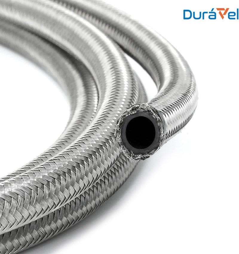 Duravel Stainless Steel Braided Gas Hose, Flexible Metal Line (1.5 METER) - Image 4